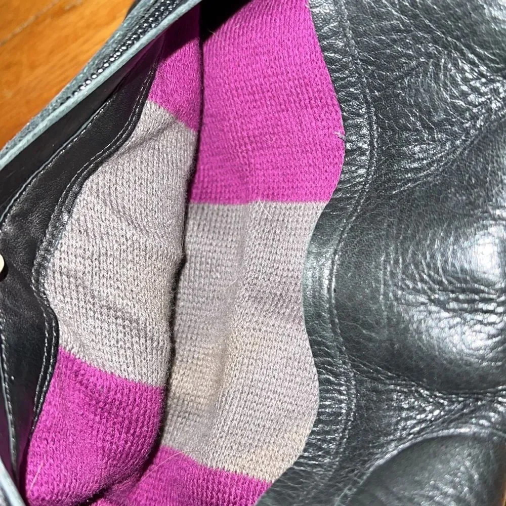 Cole Haan fleece lined leather knee high boots size 5.5‎